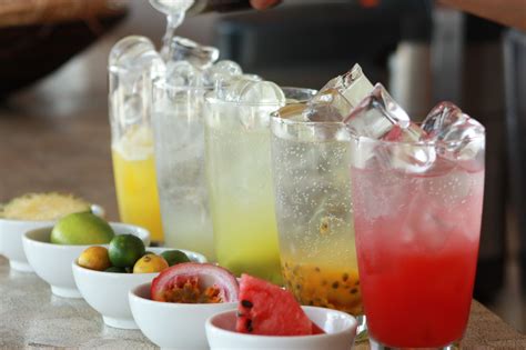 Fresh fruit soda