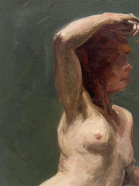 French Impressionist Oil S French Impressionist Oil Painting Studio Portrait Of A Nude