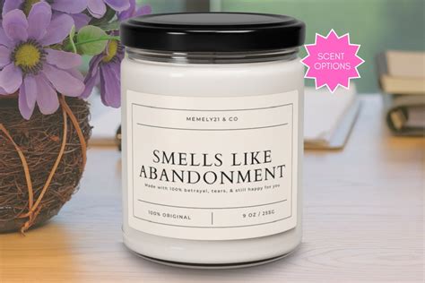 Moving Away Gift Smells Like Abandonment Candle Coworker Leaving