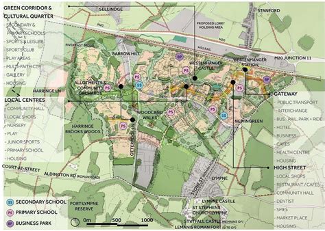 Otterpool Park: Masterplan revealed for 12,000 home garden town near ...