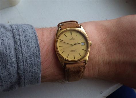 [WTS] - Omega Vintage Seamaster Quartz - Gold Case - Leather Band