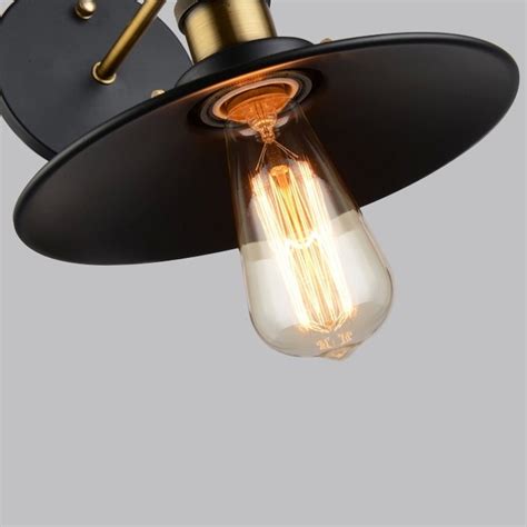 Luxury Tray Retro Style Saucer Shape Single Light Indoor Wall Sconce In