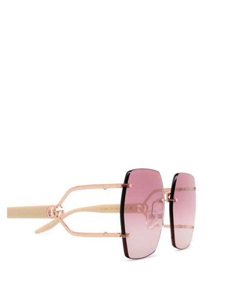 Gucci Sunglasses In Pink Lyst