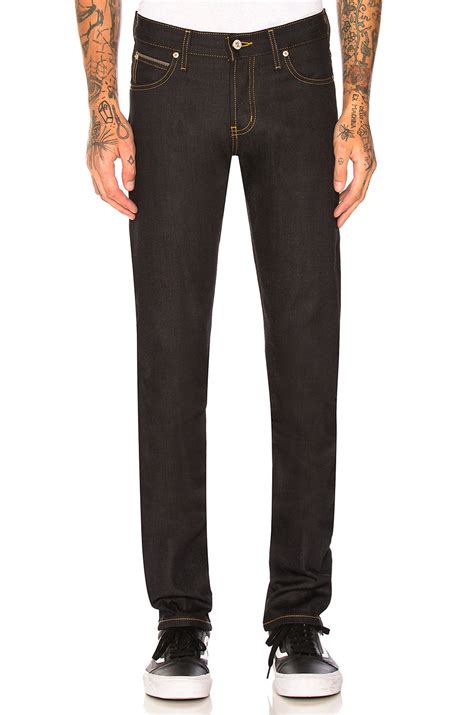 Naked Famous Denim Super Skinny Guy Oz Deep Indigo Stretch Selvedge In Deep Indigo REVOLVE