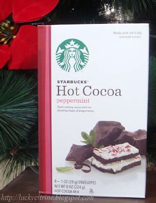 Lucky Citrine Starbucks Hot Cocoa Mix Peppermint Salted Caramel