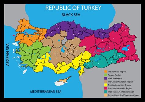 Turkey Country Map