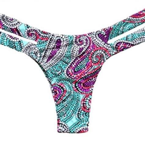 Swim Crochetcheeky Thong Bikini Set Oasis Blue New Poshmark