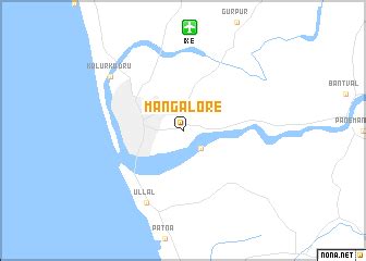 Mangalore (India) map - nona.net