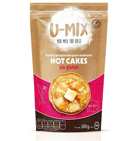 HARINA PARA HOT CAKES SIN GLUTEN U MIX REMANU
