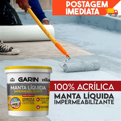 Melhor Manta Liquida Para Laje - Manta Liquida Impermeabilizante Elastico P/ Laje 3,6kg Garin | Shopee ...