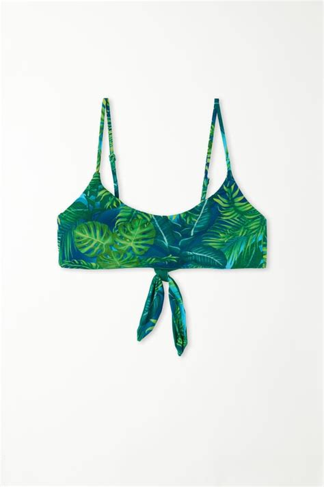 Emerald Jungle Bikinioberteil Mit Herausnehmbarer Polsterung Tanktop Bikini Damen Tezenis