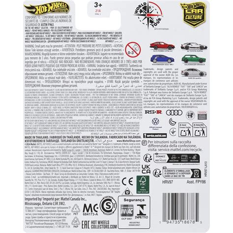 Mattel Hot Wheels Car Culture World Tour Toyota Supra Fpy Hrv Toys