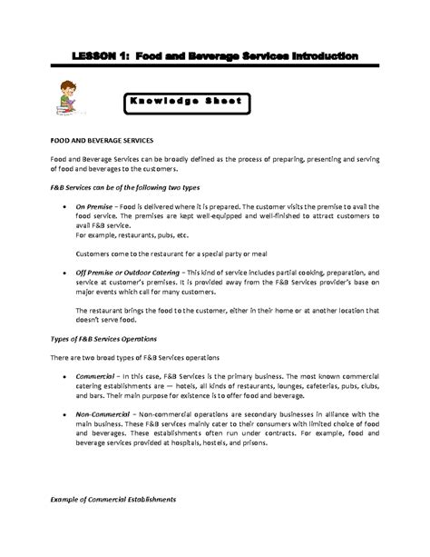 Food And Beverage Service Training Manual 11