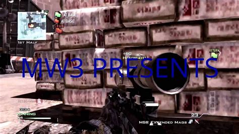 Mw3 Quick Scoping Youtube