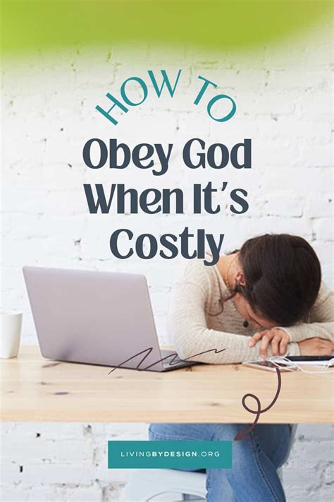 How To Obey God When Its Costly