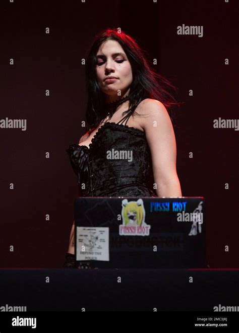 Nadezhda Tolokonnikova Of Pussy Riot Performs On Stage On Monday Feb