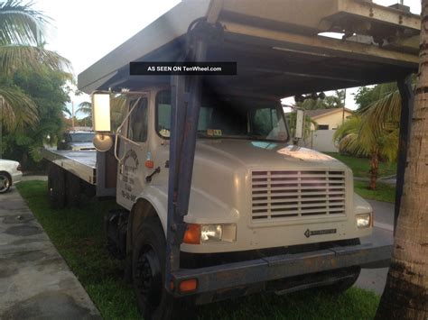2000 International 4 Car Tow Truck
