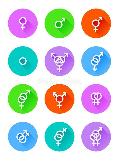 Iconos De La Sexualidad Fijados Ilustraci N Del Vector Ilustraci N De