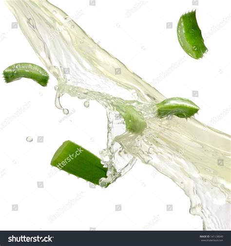 Aloe Juice Splash Stock Photo Shutterstock