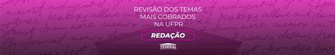 Resumos para UFPR | Federal Online - Cursinho Pré-Vestibular