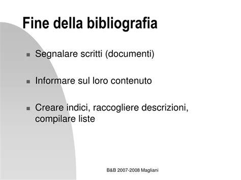 PPT Elementi Di Bibliografia 3 La Ricerca Bibliografica PowerPoint