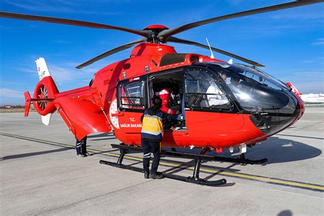 Ambulans helikopter 7 il arasında mekik dokuyor - Önce Vatan Gazetesi