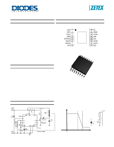 Zxld1370 Datasheet136 Pages Diodes 60v High Accuracy Buckboost