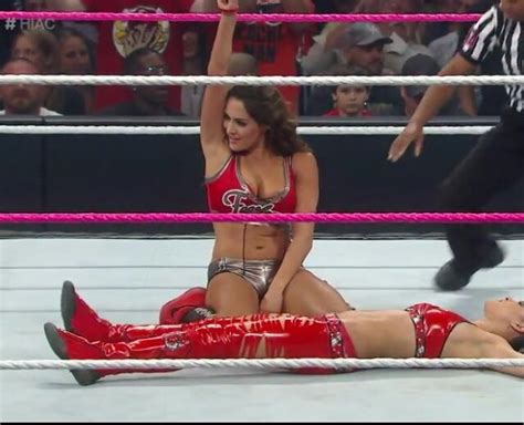 Naked Nikki Bella In WWE Monday Night RAW