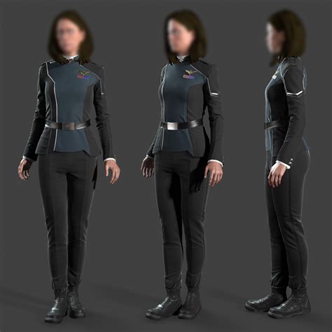 Star Citizen Bridge Officers — James Ku Cg Character Artist