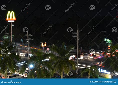 Overview of Quezon City at Night in Quezon City, Philippines Editorial Image - Image of view ...