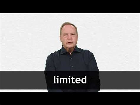 limited definition  meaning collins english dictionary