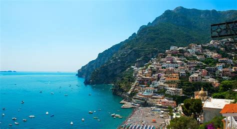 525530 Ocean Sea Coast Village Horizon Positano Italy Rare Gallery Hd Wallpapers