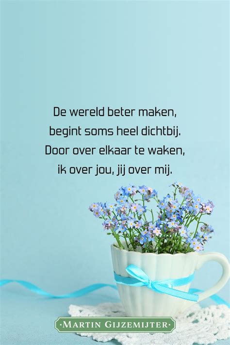 Gedicht Over Een Betere Wereld Dichtgedachten Martin