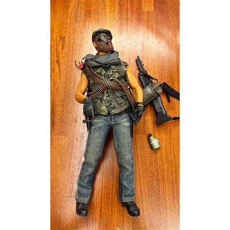 hot toys 12吋人偶 1 6人偶 可動人偶 美國大兵 盒玩 老物收藏 二手 玩具 公仔 絕版 蝦皮購物