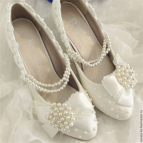 Свадебные туфли "Жемчужные" в интернет-магазине на Ярмарке Мастеров ...