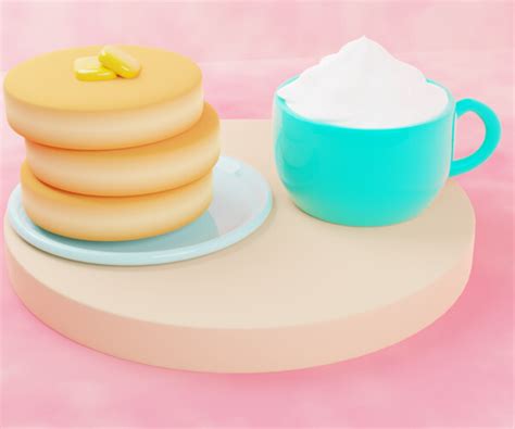 artstation cute minimalist breakfast resources