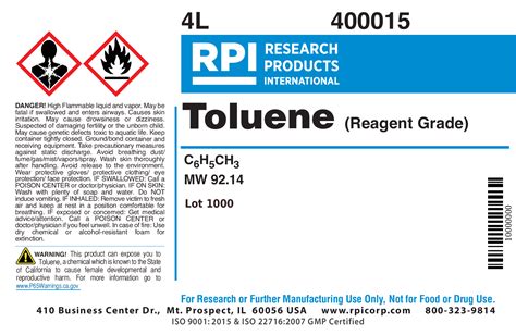 Toluene Msds