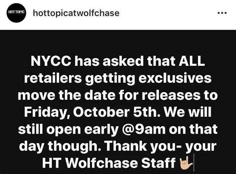 Hot Topic On Twitter The Release Date Has Been Changed To Next Fri Oct Th