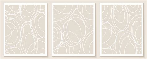 plantillas contemporáneas con formas orgánicas abstractas y línea en colores nude Fondo boho