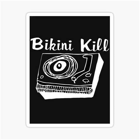 Bikini Kill Sticker For Sale By Gren856 Redbubble