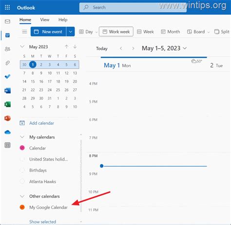 How to Sync Google Calendar with Outlook & Outlook.com - WinTips.org