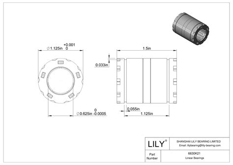 6630k21 Common Linear Ball Bearings Lily Bearing