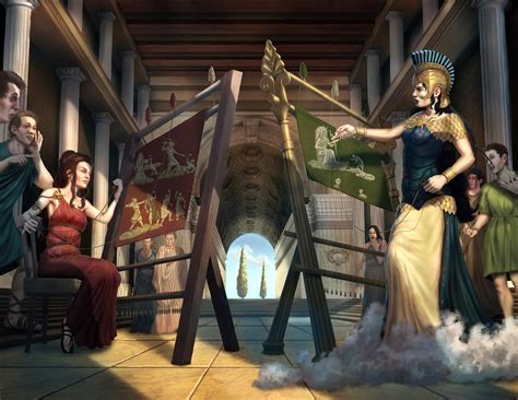 arachne  athena weaving contest