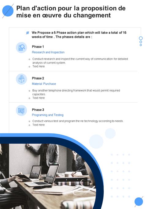 Top 5 des modèles de mise en œuvre du plan d action avec des
