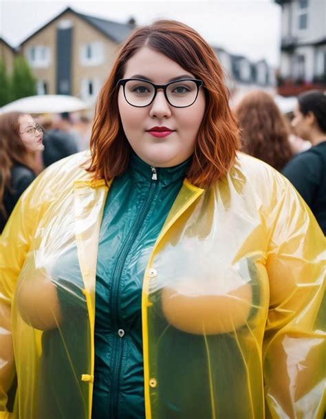 BBW IN SHINY SEE THRU RAINWEAR Mark Mackintosh Flickr