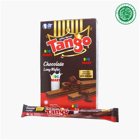 Jual Box Tango Long Wafer Chocolate Wafer Tango Rasa Coklat Halal Mui