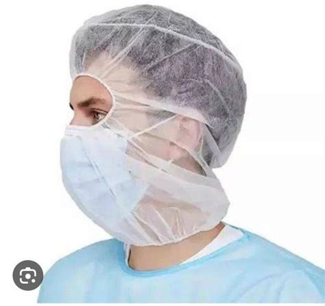 White Round Non Woven Elastic Disposable Hood Cap Size Standard At Rs 6 Piece In Mumbai