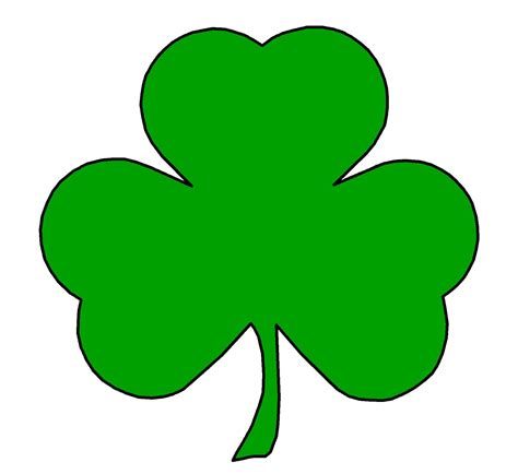 printable shamrocks free 5