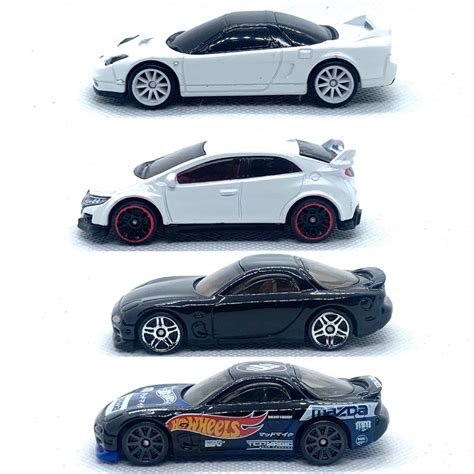 Hot Wheels 2003 03 Honda Nsx Type R 2016 Honda Civic Type R 95 Mazda Rx7 Shopee Malaysia