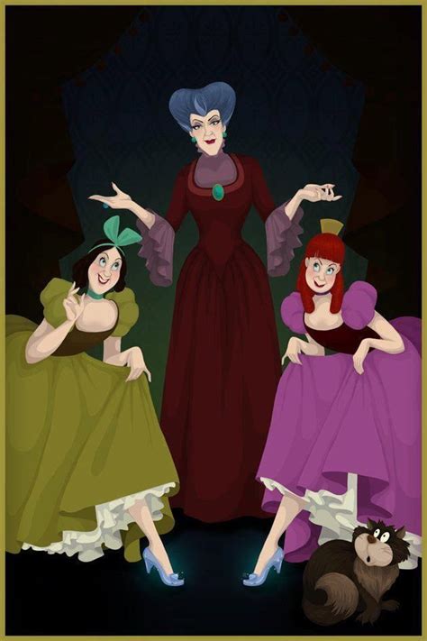 DRIZELLA LADY TREMAINE ANASTASIA Cinderella Disney Villains